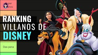 Tier List Villanos de Disney  ¿Cuáles son los mejores villanos de Disney RANKING [upl. by Cory]