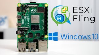 Running Windows 10 ARM on ESXI ARM Fling on Raspberry Pi 4 [upl. by Ahseela]