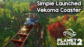 Simple Launched Vekoma Coaster  Planet Coaster 2 [upl. by Eisler73]