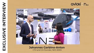 Johannes GarbinoAnton  CTO amp CoFounder  NEX AERO  Exclusive Exhibitor Interview [upl. by Anairda600]