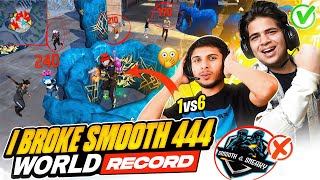 TUFAN FF Broke World Record 😱1 vs 6 55 kills 🥵 Free Fire Max [upl. by Ahsaeym557]