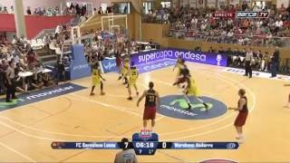 Rodions Kurucs  12 points in 14 minutes with Barcelonas Senior Team [upl. by Asilat]