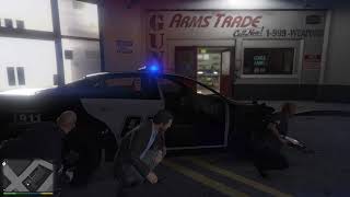 Grand Theft Auto V policia vs vendedores de armas [upl. by Linkoski]