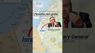 What is Persona non Grata  Israel on UN worldaffairs politics [upl. by Evita]