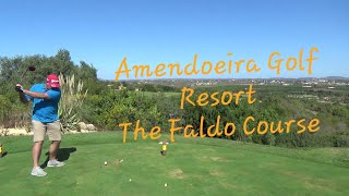 Amendoeira Golf Resort  The Faldo course  3 hole mini vlog [upl. by Ylrak563]