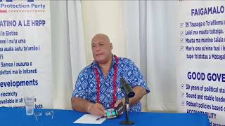 2 Feiloaiga a le Alii Faipule ia Lealailepule Rimoni Aiafi ma le au faasalalau aso 22 Me 2024 [upl. by Petite]