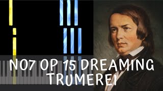 Schumann Kinderszenen  No 7 Op 15 Dreaming Trumerei Piano tutorial [upl. by Blayze]