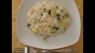 Risotto con Montasio zucchine e patate [upl. by Stephannie]