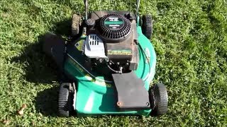 PowerPro 22quot Lawn Mower 45HP Briggs amp Stratton Quantum Engine  Final Look amp Startup  Sept 6 2013 [upl. by Meekahs]