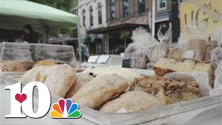 Bakery marks 20 years at farmers market [upl. by Hairu]