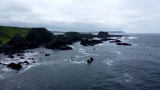 Ballintoy Harbour Causeway Coast Co Antrim Northern Ireland  Dji Mini 2SE 4K [upl. by Madelin]