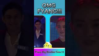 OMG FYANG II PINOY BIG BROTHER GEN 11 pbbupdate pbb viralvideo [upl. by Semadar565]