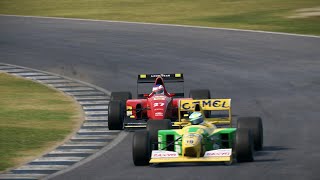 AUTOMOBILISTA 2  Alesi Mansell Schumacher en el circuito de Jerez [upl. by Schilit385]