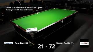 2Semi 1 Cale Barrett vs Shaun Dalitz [upl. by Bigford]