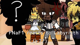 FNaF1 reacts to Labyrinth [upl. by Warenne451]