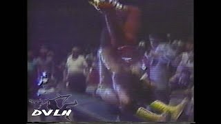 Is this the first ever pro wrestling pile driver through a table [upl. by Assiled]