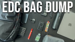 Whats Inside My EDC Backpack amp Tech Pouch  2024 Bag Dump [upl. by Mordecai]