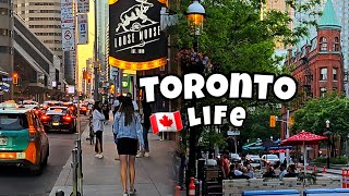 Toronto life Downtown Toronto Canada 🇨🇦 4K [upl. by Ahsocin847]