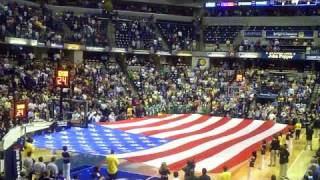 John Popper National Anthem at Indiana Pacers Opening Night [upl. by Haerr631]