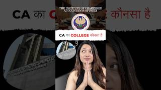 Know ICAI  CA का College  CA Foundation Registration 2025 [upl. by Atteynad]