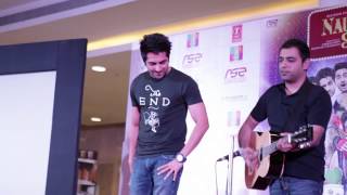 Ayushmann Khurrana Singing quotMera Mannquot  Nautanki Saala Music Launch [upl. by Celle]