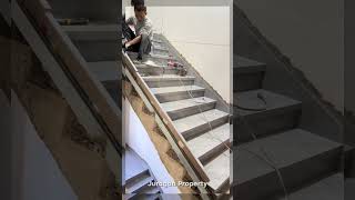 Stairs Installation stairs construction trending fyp fypシ゚viral fypshort short [upl. by Ewell]