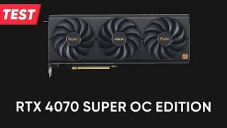 Grafikkarte ASUS ProArt GeForce RTX 4070 SUPER OC Edition  TEST  Deutsch [upl. by Zolly]