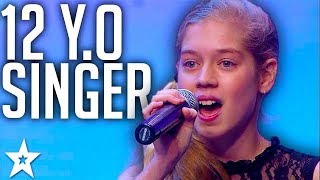 12 YO Swing Singer AMAZES Crowd on SAs Got Talent 2017 [upl. by Brena]