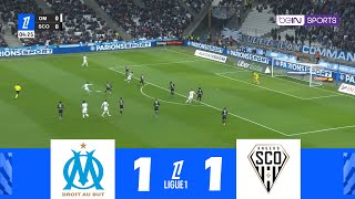 Marseille contre Angers SCO 11  Ligue 1 202425  Résumé de Match [upl. by Ojillib961]