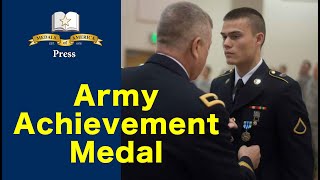 Army Achievement Medal AAM US Army Achievement Medal amp Miniature for Achievement and Merit [upl. by Oicram134]