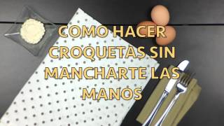 CÓMO HACER CROQUETAS RECETA EN 1 MINUTO [upl. by Nenney356]