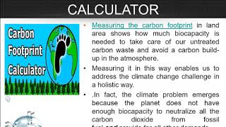 Carbon Footprint ppt [upl. by Tiana]