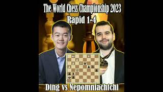 The 2023 Women World Chess Championship Tiebreak  Ding Liren vs Ian Nepomniachtchi [upl. by Annaej]