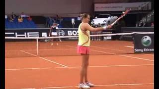 Pennetta vs Petrova Stuttgart 2009 4 [upl. by Just]