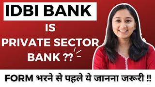 IDBI Bank is Private or Government  Watch the video to know [upl. by Fredenburg239]