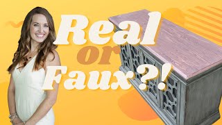 Faux Wood Graining for Beginners Lets Create Beautiful Furniture Together [upl. by Coughlin540]