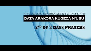 🔴LIVE 2nd OF 3 DAYS DATA ARAKORA KUGEZA NUBU kuri ADEPR SAMUDUHA CHURCH taliki ya 492024 [upl. by Ylicis]