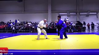 Jonah Ewell vs Michal Orzel 2021 USA Judo Senior Nationals M3 100kg [upl. by Aehsan]