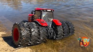 BRUDER RC TRACTOR McCormick MUD Water trouble [upl. by Arihsaj]