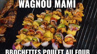 Brochettes de poulet avec oignon et poivron  Brochettes de poulet mariné au foursénégalaise [upl. by Tisha]