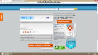 msvcr100dll missing error fix 20132014 [upl. by Lednam]