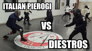 Italian Fencing vs Diestros Spanish Destreza  HEMA Rapier [upl. by Eivad559]