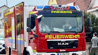 50 Jahre Freiwillige Feuerwehr Freiberg am Neckar • Festumzug • Historische Feuerwehr • 21 Mai 2023 [upl. by Arriaes]