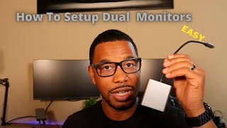 How To Setup Dual Monitors with Laptop 2024 Easy Guide Windows 10 [upl. by Kyriako]