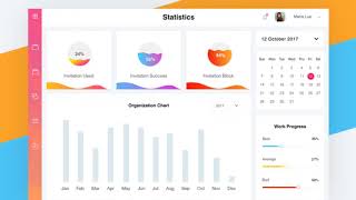 Download Photoshop Free Vibrant Dashboard UI Design [upl. by Bahe]