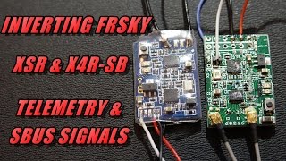 Uninverting FrSky XSR amp X4RSB Telemetry amp Sbus Signals [upl. by Esemaj]