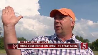 Witness Talks About Seeing Blue Angels Plane Crash [upl. by Javler]