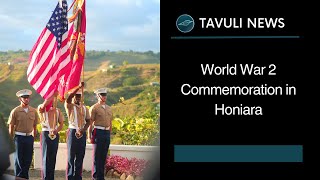 World War 2 Commemoration in Honiara [upl. by Yumuk94]