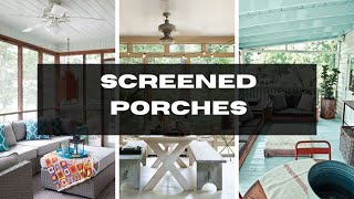 60 Screened In Porch Ideas Home Decor amp Home Design Inspiration And Then There Was Style [upl. by Ailet]