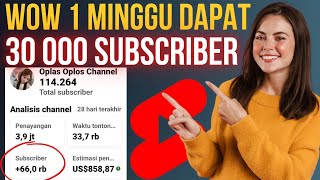 Ayok Cepetan Ditiru 1 Minggu Dapat 30 Ribu Subscriber [upl. by Nels174]